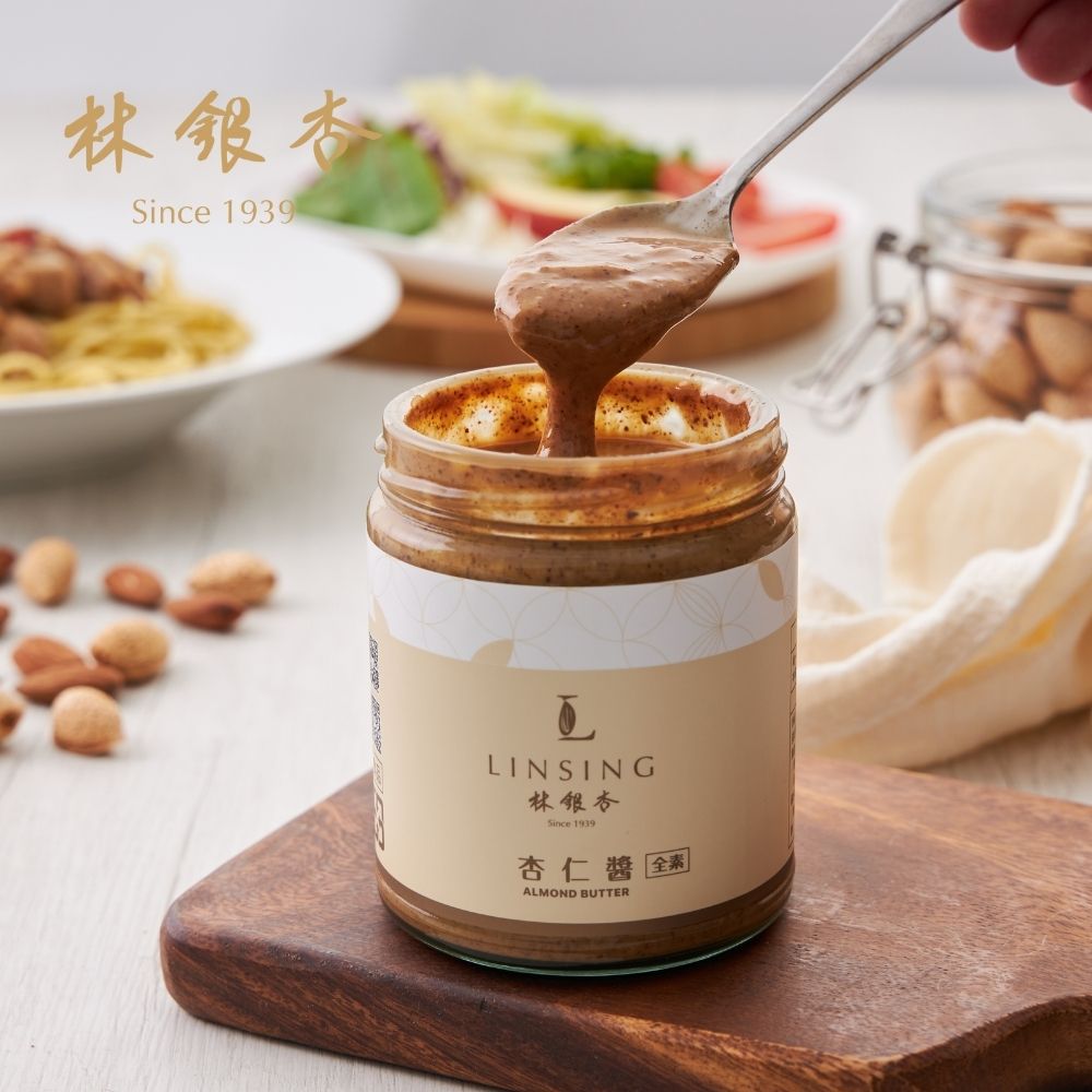 《LINSING 林銀杏》原味杏仁醬240g