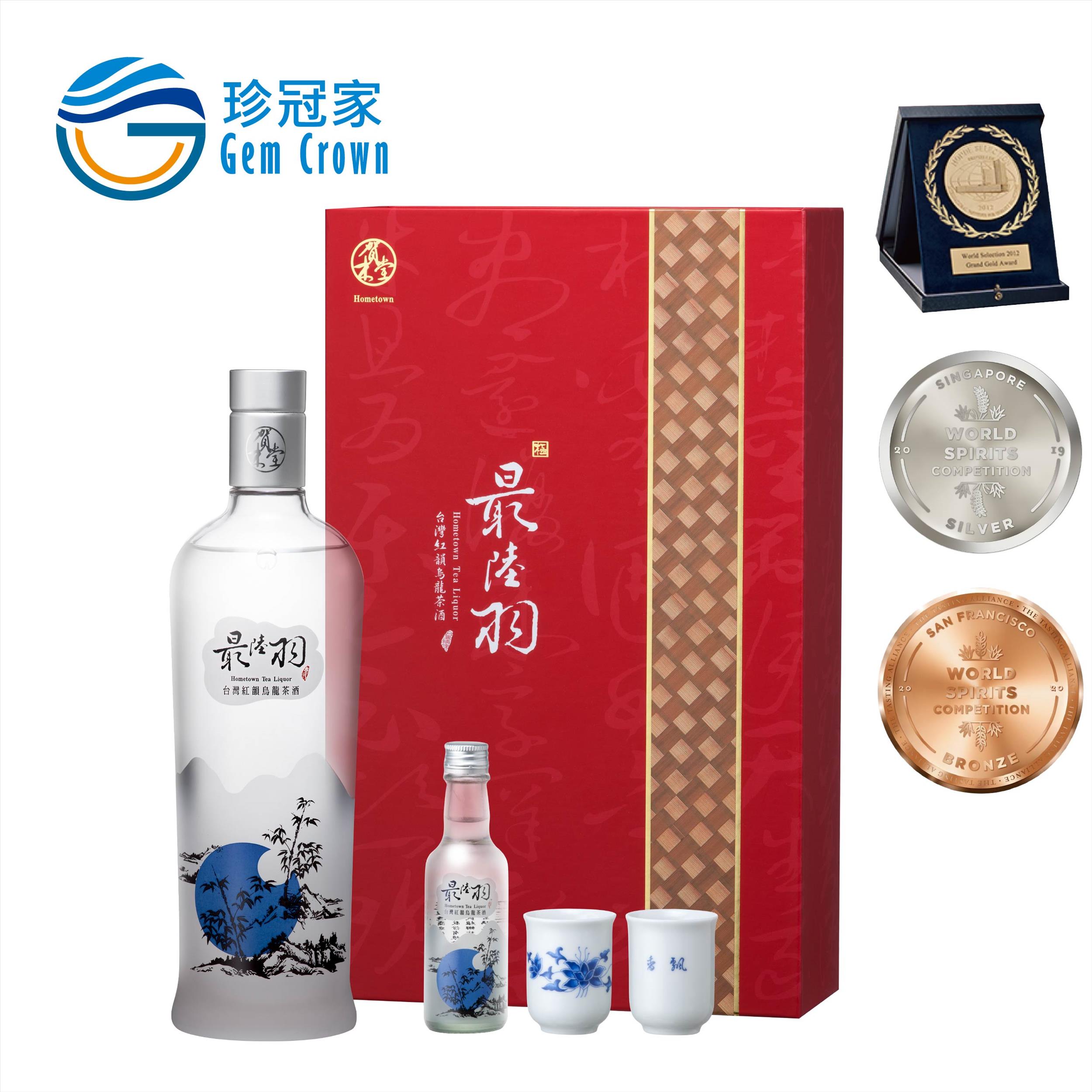 台灣紅韻烏龍茶酒禮盒
