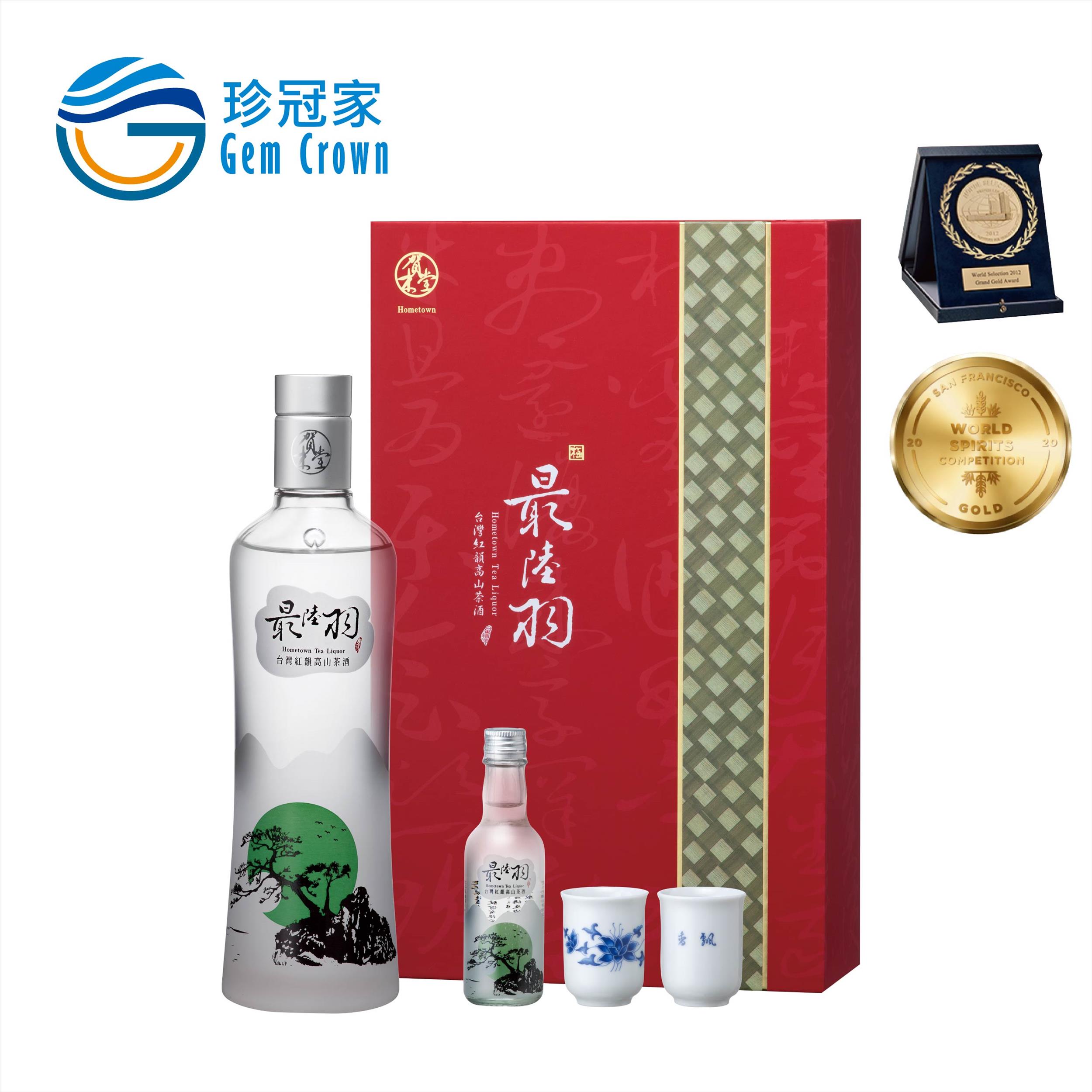 台灣紅韻高山茶酒禮盒