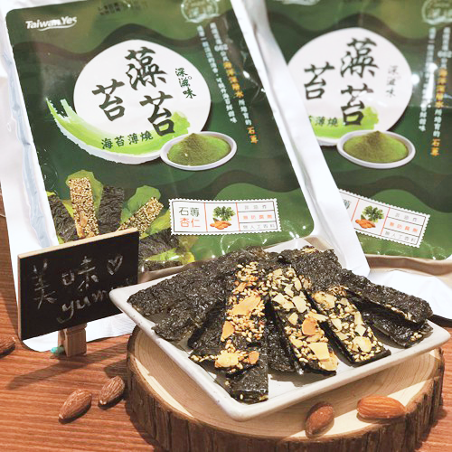 【台肥集團 台海生技】藻苔苔_海苔薄燒 40g/包 *6包