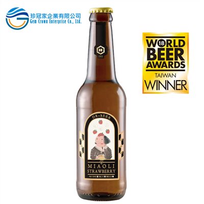 苗栗草莓啤酒-鄧爸麥酒 - 珍冠家企業